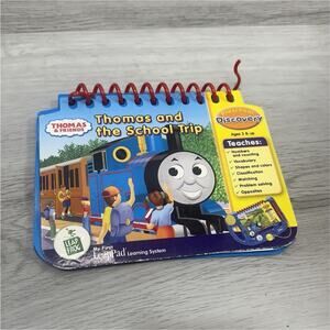 LeapFrog LeapPad Thomas & Friends Learning Book Numbers Vocabulary Shapes
